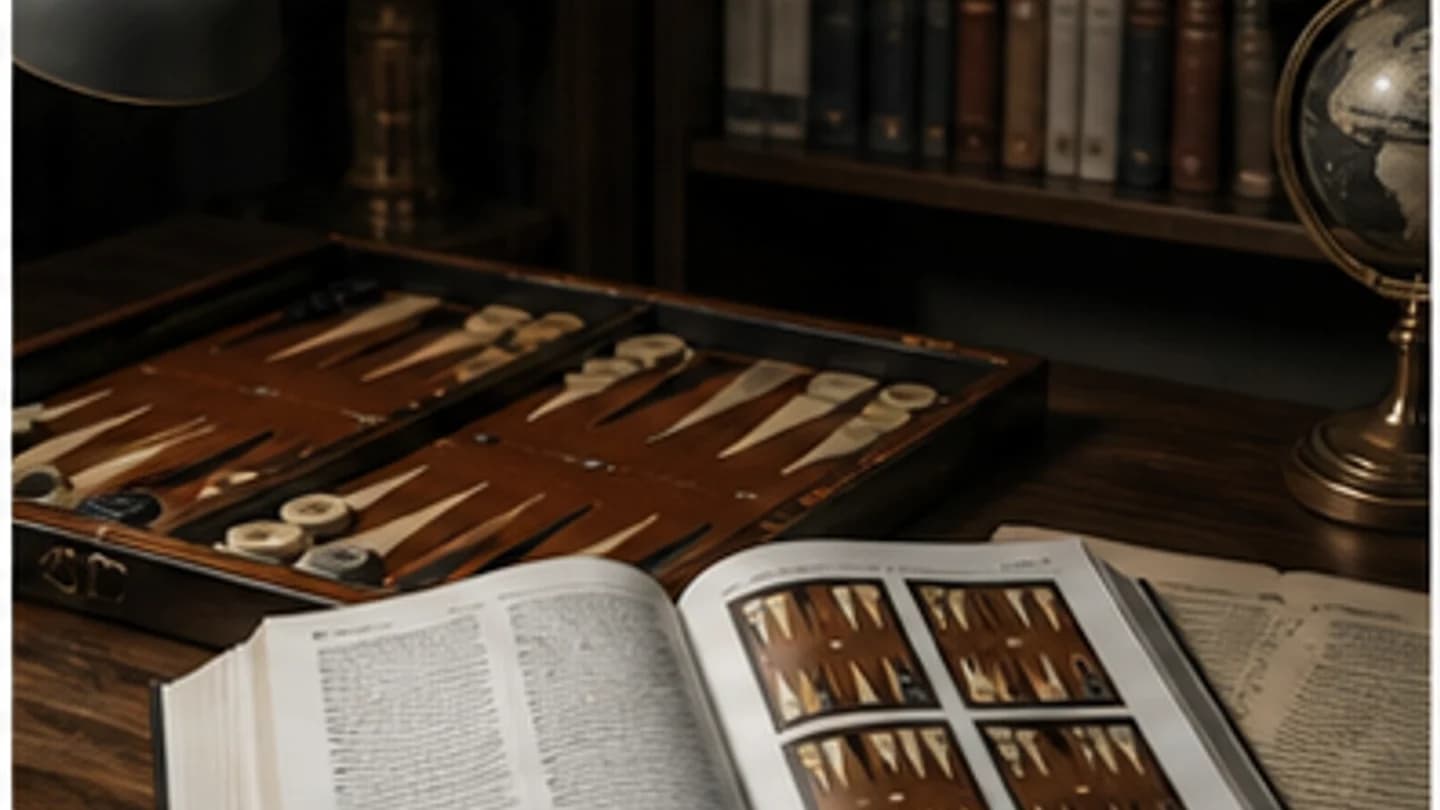 Tavola da backgammon pronta per una partita online