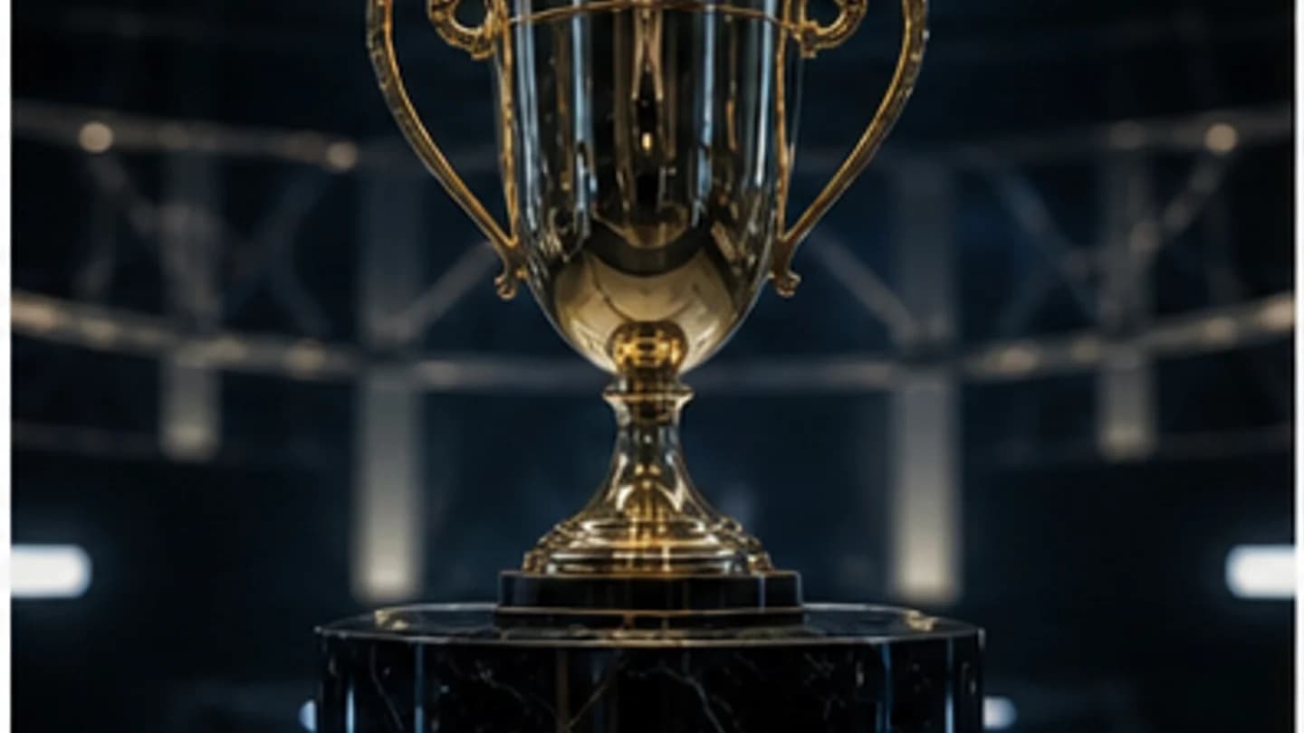 Trofeo di un torneo internazionale di backgammon